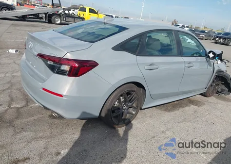 2025 Honda Civic Sport из США, поврежденный, VIN 2HGFE2F5XSH570145